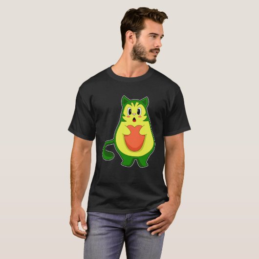 Cat Avocado T-Shirt (Vorne ganz)