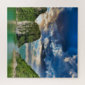 Cat Ba Vietnam Landschaftlich Seascape Puzzle (Horizontal)