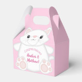 Cat Baby Dusche Kitty Pink Geschenkschachtel (Rückseite)