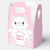 Cat Baby Dusche Kitty Pink Geschenkschachtel (Geöffnet)