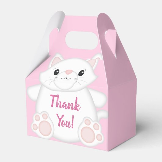 Cat Baby Dusche Kitty Pink Geschenkschachtel (Vorderseite)