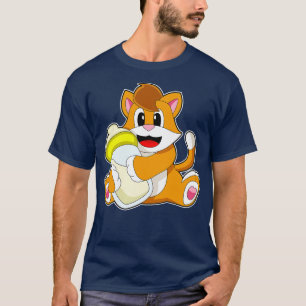 Cat Baby Flasche Milch T-Shirt
