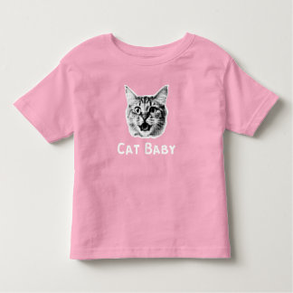 Cat Baby Retro Kleinkind T-shirt