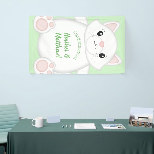 Cat Baby Shower Kitty Banner (Messeveranstaltung)