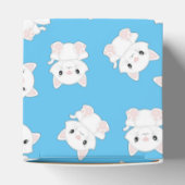 Cat Baby Shower Kitty Blue Geschenkschachtel (Oben)