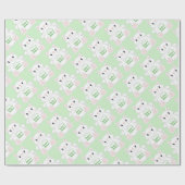 Cat Baby Shower Kitty Geschenkpapier (Flach)