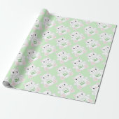 Cat Baby Shower Kitty Geschenkpapier (Ungerollt)