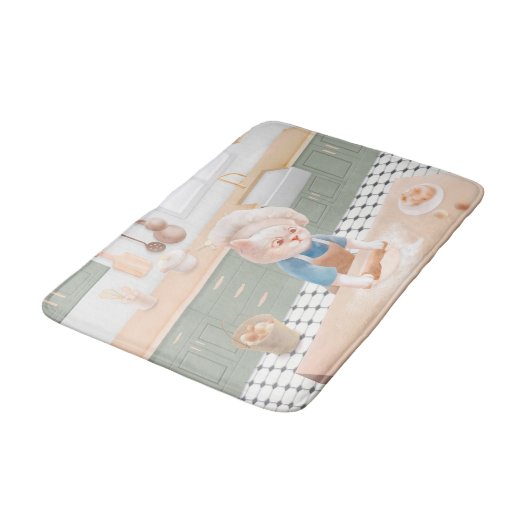 Cat Baker Baby - Cosy Morning Kneading Badematte (Schrägansicht)