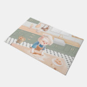 Cat Baker Baby - Cosy Morning Kneading Fußmatte (Schrägansicht)