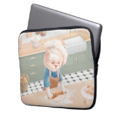 Cat Baker Baby - Cosy Morning Kneading Laptopschutzhülle (Vorderseite Links)