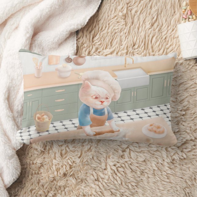 Cat Baker Baby - Cosy Morning Kneading Lendenkissen (Decke)