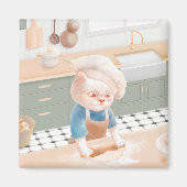 Cat Baker Baby - Cosy Morning Kneading Magnet (Vorne)