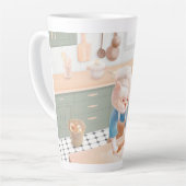 Cat Baker Baby - Cosy Morning Kneading Milchtasse (Linke Ecke)