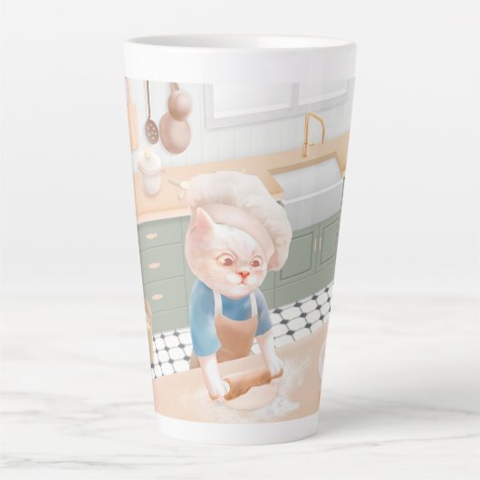 Cat Baker Baby - Cosy Morning Kneading Milchtasse (Vorderseite)