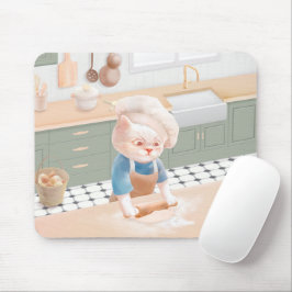 Cat Baker Baby - Cosy Morning Kneading Mousepad