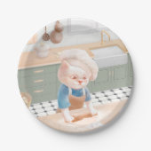 Cat Baker Baby - Cosy Morning Kneading Pappteller (Vorderseite)