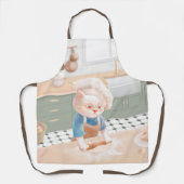 Cat Baker Baby - Cosy Morning Kneading Schürze (Vorderseite)