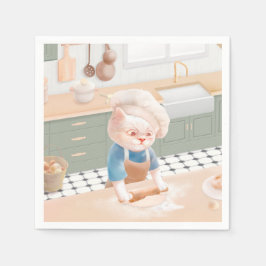 Cat Baker Baby - Cosy Morning Kneading Serviette