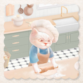Cat Baker Baby - Cosy Morning Kneading Untersetzer