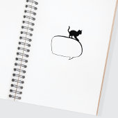Cat Balloon Journal Gummistempel