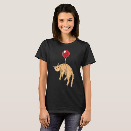 Cat Balloon T-Shirt (Vorne ganz)