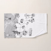 Cat Balloon Trip, Louis Wain Badhandtuch Set (Handtuch)