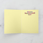 Cat Balloon Valentine's Day Card Feiertagskarte (Innenseite)