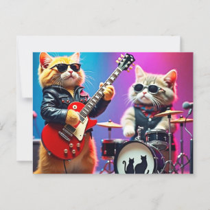 Cat-Band Postkarte