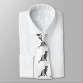 CAT BAR CODE Kitty Strichcode Muster Krawatte (Gebunden)