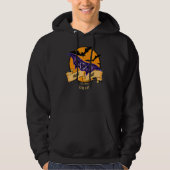 Cat Bat Halloween Hoodie (Vorderseite)