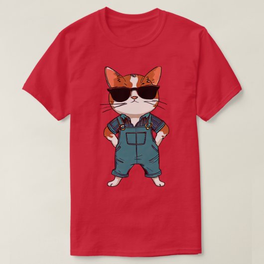 Cat Bauer T-Shirt (Design vorne)