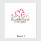 Cat Bean Crew Aufkleber (Blatt)