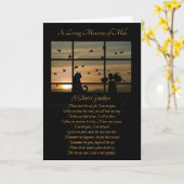 Cat Beileid Individuelle Name Spirituelles Gedicht Karte (Gelbe Blume)