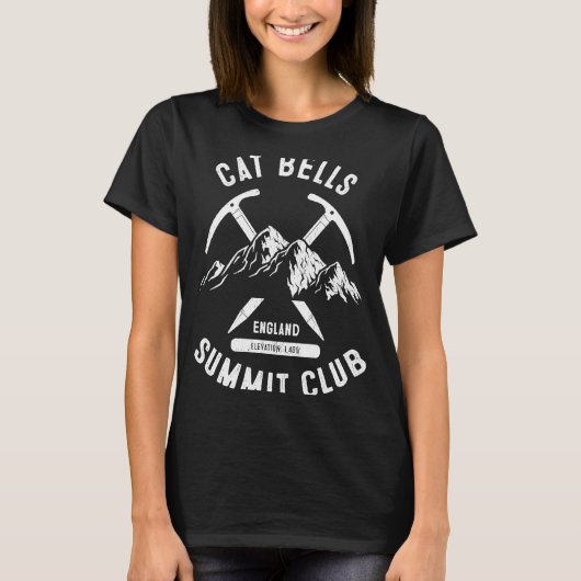 Cat Bells Summit Club I Climed Cat Bells T-Shirt (Vorderseite)