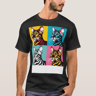 Cat Bengalisch Art Cat Lovers T-Shirt