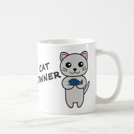 CAT BESITZER Personalisierter Kaffee Tasse