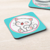 Cat Beverage Coaster Getränkeuntersetzer (Linke Seite)