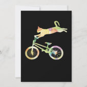Cat Bike Cycling Bicycle - Ihre Geschenksammlung Dankeskarte (Vorderseite)