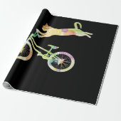Cat Bike Cycling Bicycle - Ihre Geschenksammlung Geschenkpapier (Ungerollt)