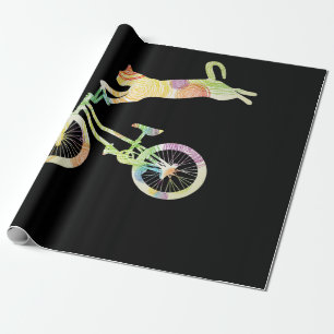 Cat Bike Cycling Bicycle - Ihre Geschenksammlung Geschenkpapier