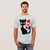 Cat-Bilder Männer-Basic-T - Shirt (Vorne ganz)