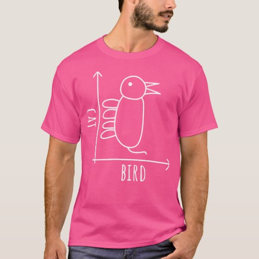 Cat Bird Illusion Funny Wittgenstein Philosopher T-Shirt (Vorderseite)