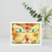 Cat Bird Paul Klee Postkarte (Stehend Vorderseite)