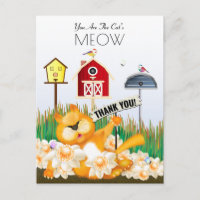 Cat Birds Garden Vielen Dank
