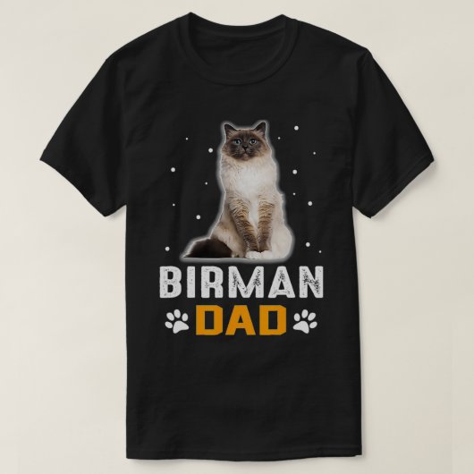 CAT BIRMAN CAT VATER BIRMAN CAT T-Shirt (Design vorne)