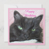 Cat Birthday Card (Vorderseite)
