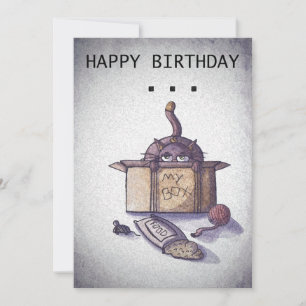 Cat Birthday Card Karte