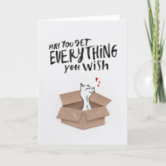 Cat Birthday Card Karte