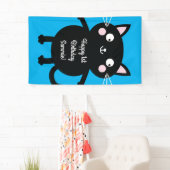 Cat Birthday Party Banner (Insitu)