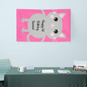 Cat Birthday Party Banner (Messeveranstaltung)